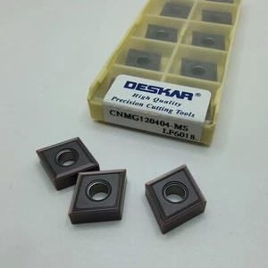 10Pcs CNMG120404-MS LF6018 CNMG431MS Carbide inserts CNMG431 For Stainless steel - Picture 1 of 5