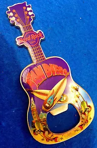 SAN DIEGO SURF SKATE TABLAS LÁMPARAS DE GAS ABRIDOR DE BOTELLAS IMÁN GUITARRA Hard Rock Café - Imagen 1 de 1