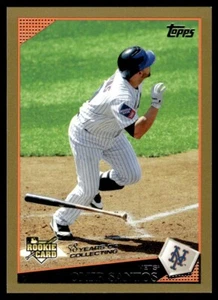 2009 Topps Updates & Highlights Gold Border Omir Santos 0494/2009 New York Mets - Picture 1 of 2