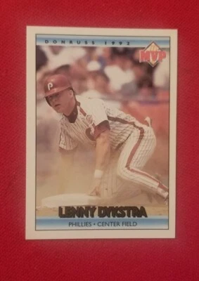 1992 Donruss McDonald's MVP Lenny Dykstra #8 CANADA LIMITED FREE SHIPPING - Image 1 of 4
