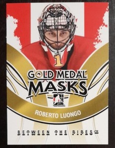 2009 - 2010 ITG Between The Pipes Roberto Luongo Gold Mask Men #GMM-07 Hockey