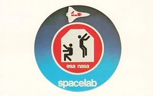 Emblema espacial postal del Centro Espacial Johnson Houston Texas - Imagen 1 de 2