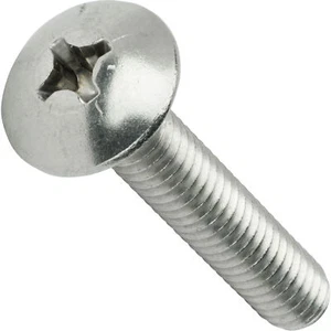 Viti macchina testa trave reticolare 10-32 x 5/16" acciaio inox 18-8 Qty 100 - Foto 1 di 7