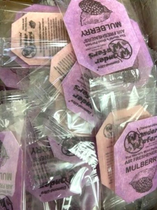 24 @ Wonder Wafers "MULBERRY" INDIVIDUALLY WRAPPED Air Freshener - Picture 1 of 1