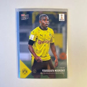 Topps Now Youssoufa Moukoko JÜNGSTER SPIELER ALLER ZEITEN IM SUPERCUP 17.08.21 - Bild 1 von 1