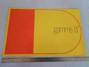 BROCHURE ORIGINALE CITROEN ID DS 19 21 IN ITALIANO DEPLIANT PROSPEKT - Photo 1/6