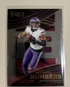 2023 Panini Select - Numbers #NMB-JJE Justin Jefferson - Picture 1 of 2