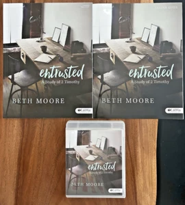 Beth Moore VERTRAUT Bibelstudienset 2 TIMOTHY Führer Führer 4 DVDs Set Lifeway - Bild 1 von 16