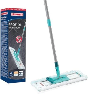 LEIFHEIT 55019 - Bodenwischer Profi XL micro Duo Stahlstiel - Eco Pack - OVP - Bild 1 von 4