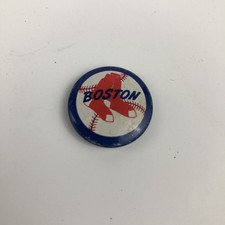 Vintage 1970 Boston Red Sox Team Logo Pinback Creative House USA