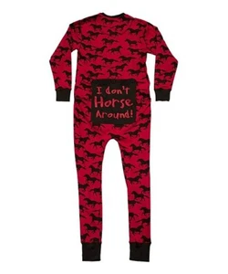 Lazy One I Don't Horse Around Unisex One Piece Flapjack - Adult Small Only - Picture 1 of 4