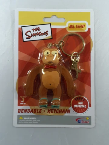 THE SIMPSONS MR. TEENY BENDABLE KEYCHAIN Cover