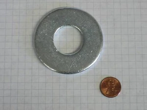 USS TYPE A PLAIN FLAT WASHER, 1" W, STEEL, ZINC PLATED - Imagen 1 de 1