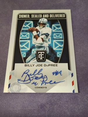 2024 Panini Totally Certified BILLY JOE DuPREE Signed, Sealed and Delivered Auto - Image 1 of 4