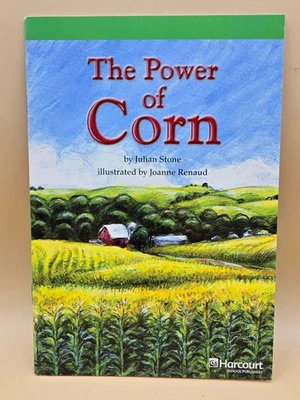 The Power of Corn Grade 3 Reader, Harcourt Leveled Readers, EUC Foto 1 de 4