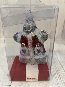 Dagmara 4”x2.5” Pan de Jengibre Hombre Adorno de Navidad Hecho en Polonia  - Imagen 1 de 5