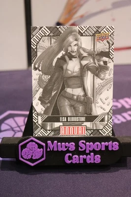 Elsa Bloodstone Black & White 2023-2024 Marvel Annual - Image 1 of 2