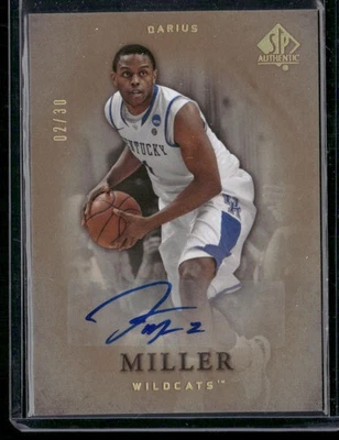 2012-13 SP Authentic #38 Darius Miller Autographs Gold - Image 1 of 2