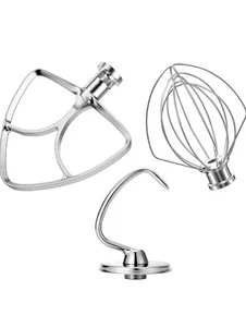 Accesorios de acero inoxidable para batidora de cabezal inclinable KitchenAid de 4,5-5 Qt, Whis K45... - Imagen 1 de 13