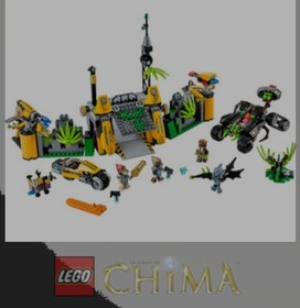 LEGO LEGENDS OF CHIMA: Lavertus' Outland Base (70134) 99.99% Complete.  READ ...