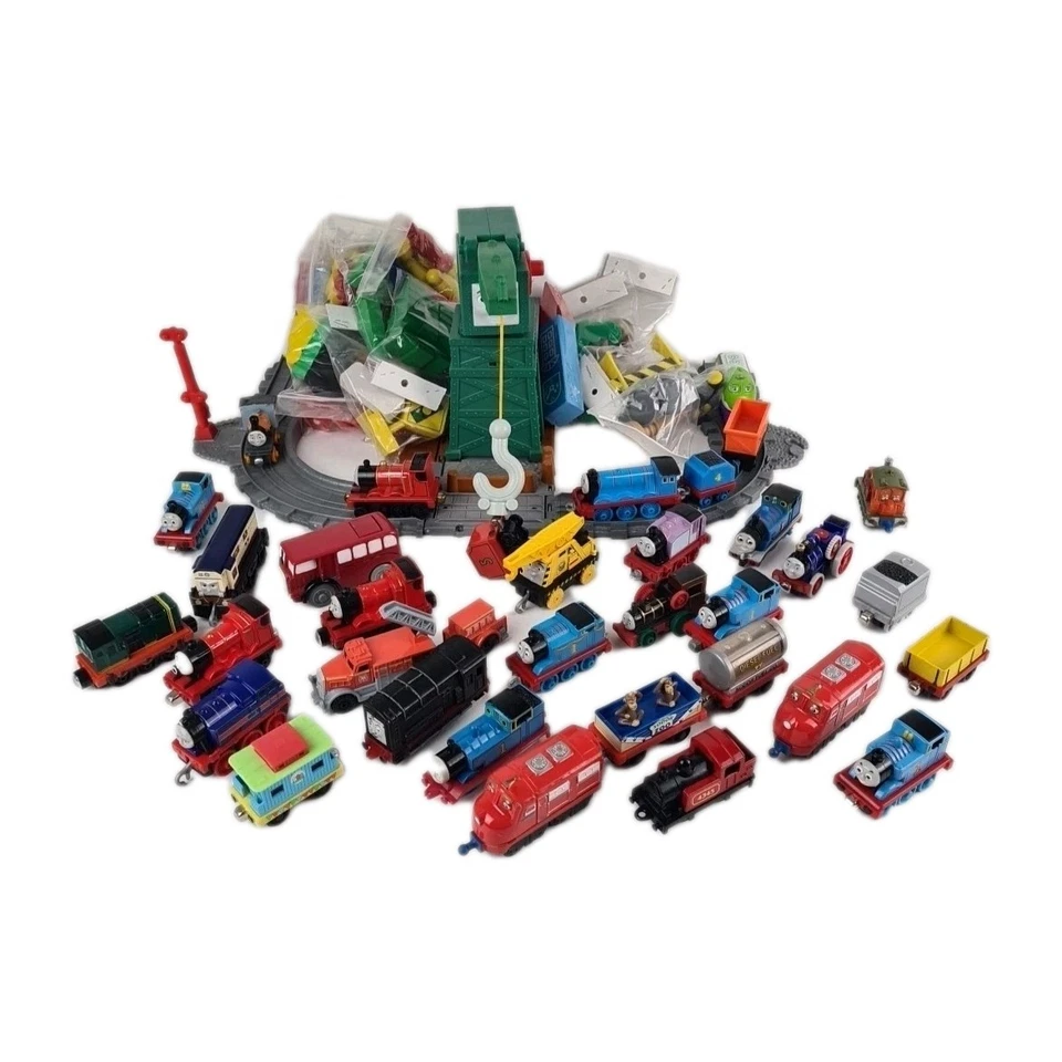 🚨 Lote Thomas And Friends Take & Play Diecast Sodor Sodor Wharf Cranky & More D4 Foto 1 de 4