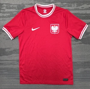 Camiseta Nike Polonia 2022 Visitante Hombre Pequeña Roja Dri-FIT POLSKA Fútbol Copa Mundial FIFA - Imagen 1 de 9