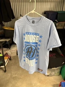 WWE AJ Styles The House That AJ Built, Blue T-Shirt, Large - Picture 1 of 3