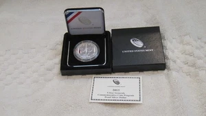 2013-P $1 Proof Silver Dollar 5-Star Generals Commemorative in OGP, COA - Picture 1 of 2