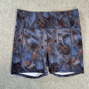 Fabletics PureLuxe High Waisted Pocket Biker Shorts - XL - Abstract Print - Picture 1 of 4