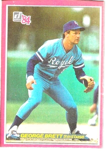 1984 Donruss Action All Stars George Brett 55 Kansas City Royals Baseball 3 x 5 - Picture 1 of 8