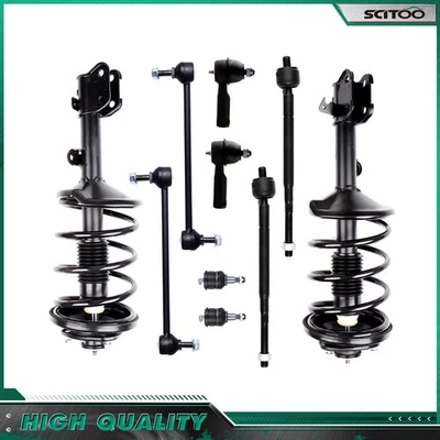 Front Struts Lower Ball Joint Tierod Sway Bar Kit For 1999-2001 Honda Odyssey Foto 1 de 4