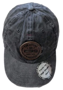 Clatnew Cap The Legend Has Retired 2024 grau Denim verstellbar Mütze 100 % Baumwolle - Bild 1 von 2