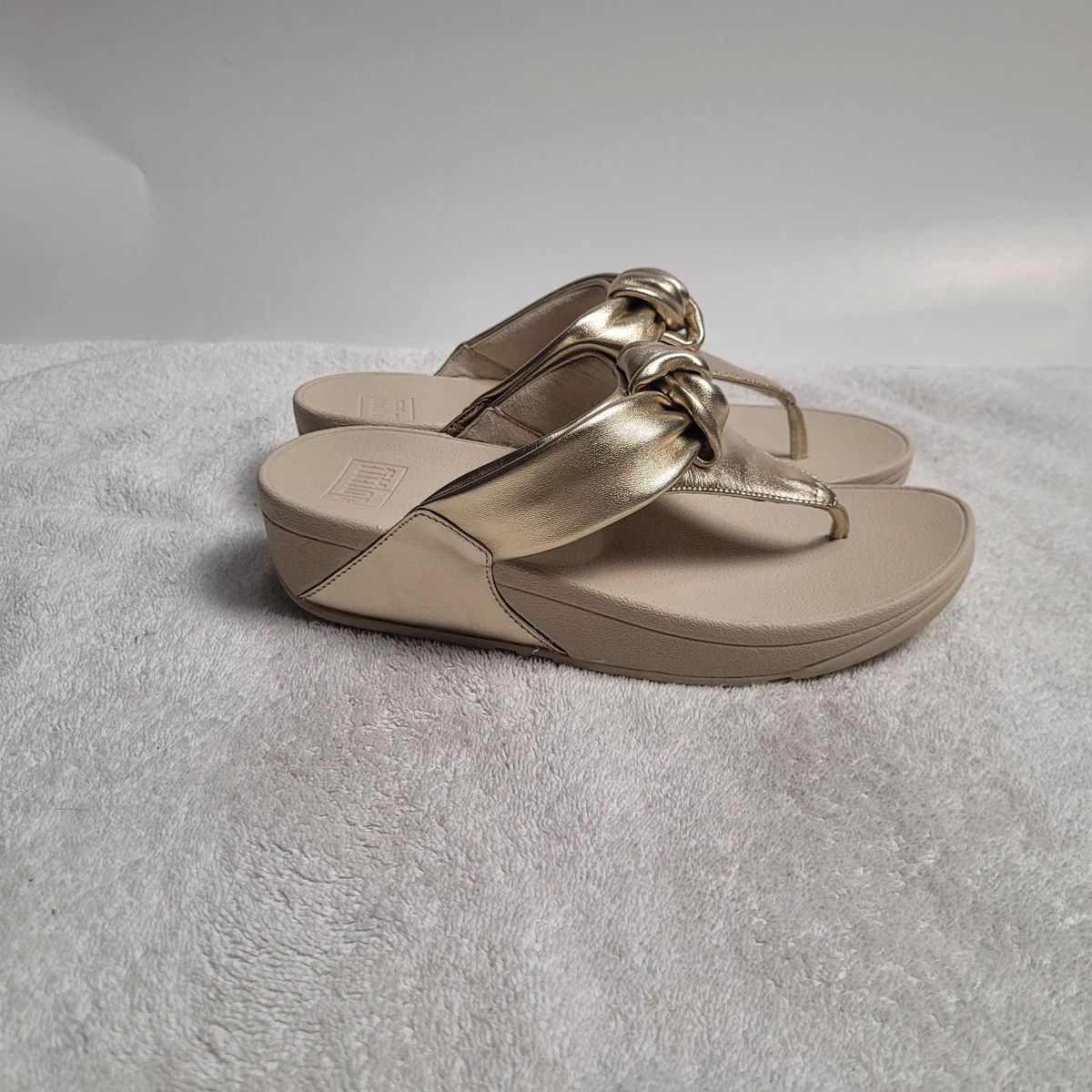FitFlop Gold Sandals for Women for sale | eBay