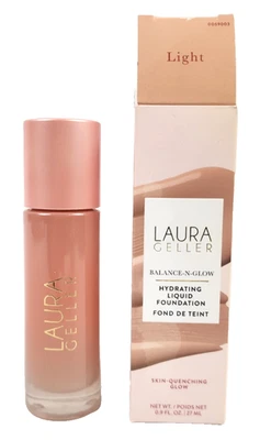 Laura Geller Balance N Glow Hydrating Liquid Foundation .9fl oz LIGHT New in Box - Image 1 of 4