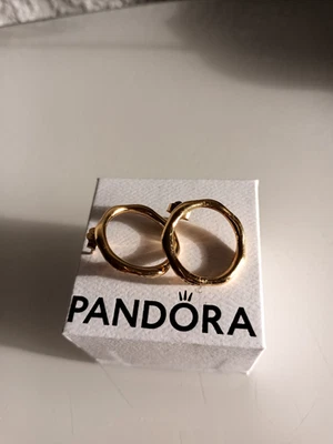 Pandora Silber vergoldete Ohrringe - neuwertiger Zustand! - Bild 1 von 2