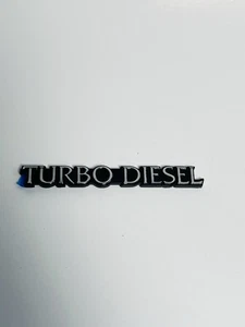 NOS 1985 - 1996 FORD F250 F350 TURBO DIESEL TAILGATE EMBLEM OEM - Picture 1 of 5