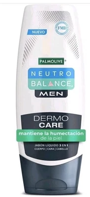 PALMOLIVE МУЖЧИН НЕЙТРО БАЛАНС JABON LIQUO 3EN1/МУЖСКИЕ ВОЛОСЫ ЛИЦО ТЕЛА МЫТЬЕ/13 УНЦИЙ - Изображение 1 из 4