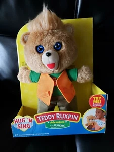 NIB 2018 Teddy Ruxpin Adventure Hug 'N Sing Plush Toy Bear - Picture 1 of 4