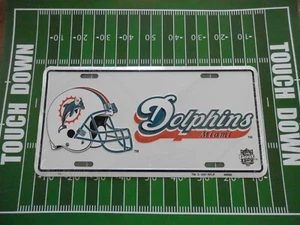 Miami Dolphins Nummernschild NEU Vintage NFL 90er 1997 - Bild 1 von 4
