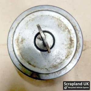 CHROME STEEL Locking Petrol Fuel Filler Cap & Key - Picture 1 of 2