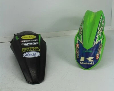 2013 Kawasaki KX250F Front Rear Fender Plastic - Image 1 of 4