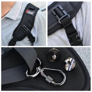 Focus F-1 Quick Rapid Sling Belt Neck Shoulder-Strap Cam Black SLR - For Z5C9♨ - Picture 1 of 10