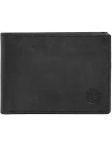 Element Avenue Leather Wallet in Black - Picture 1 of 1