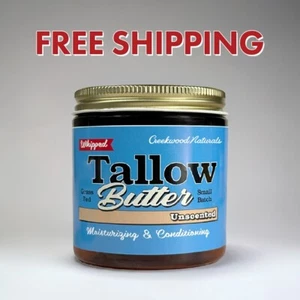 Tallow Butter - Home Made Whipped Tallow - Grass Fed Moisturizer Skincare - Picture 1 of 17