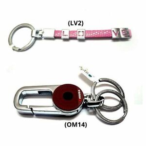 2pcs Imported New Love Combo KeyChain Locking Keychain for Bikes,Scooty LV2+OM14