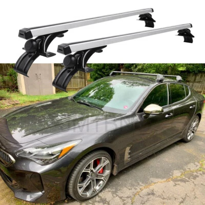 Barra transversal de techo superior para Kia Stinger Optima 48" riel portaequipajes de carga Foto 1 de 4