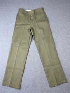 Dickies 874 Work Pants Mens 34x34 Tan Khakis Classic Fit Work School Uniform - Picture 1 of 12