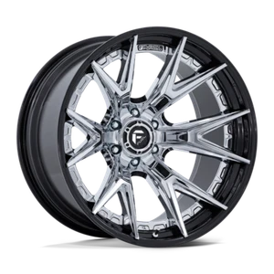 20 Inch Chrome Black Wheel Rim Fuel Forged 20x10 -18 Chevy GMC Truck 1500 6 Lug - Picture 1 of 1