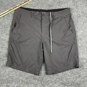 Mossimo Shorts Mens Size 38 Gray Casual Drawstring Lightweight Summer Stretch - Picture 1 of 10