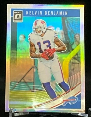 2018 Donruss Optic Holo #14 Kelvin Benjamin Buffalo Bills - Image 1 of 2
